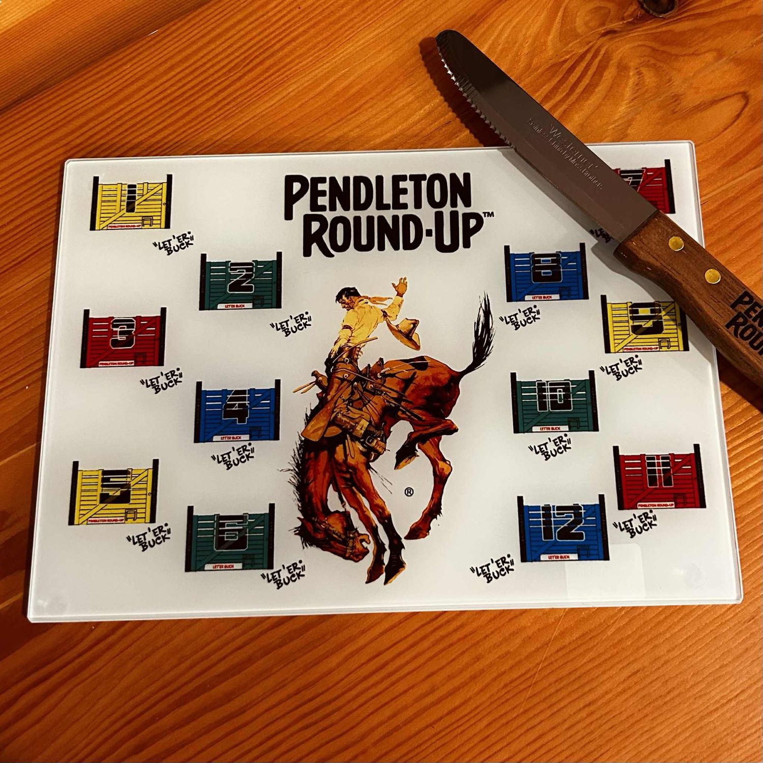Pendleton Round-Up Chutes Cutting Board