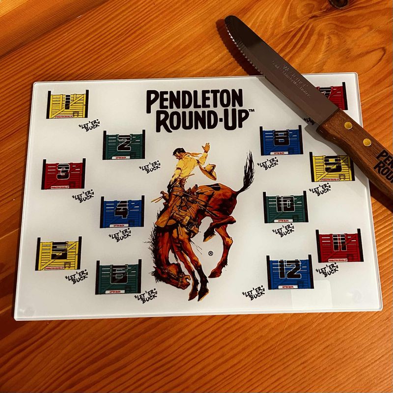 Pendleton Round-Up Chutes Cutting Board