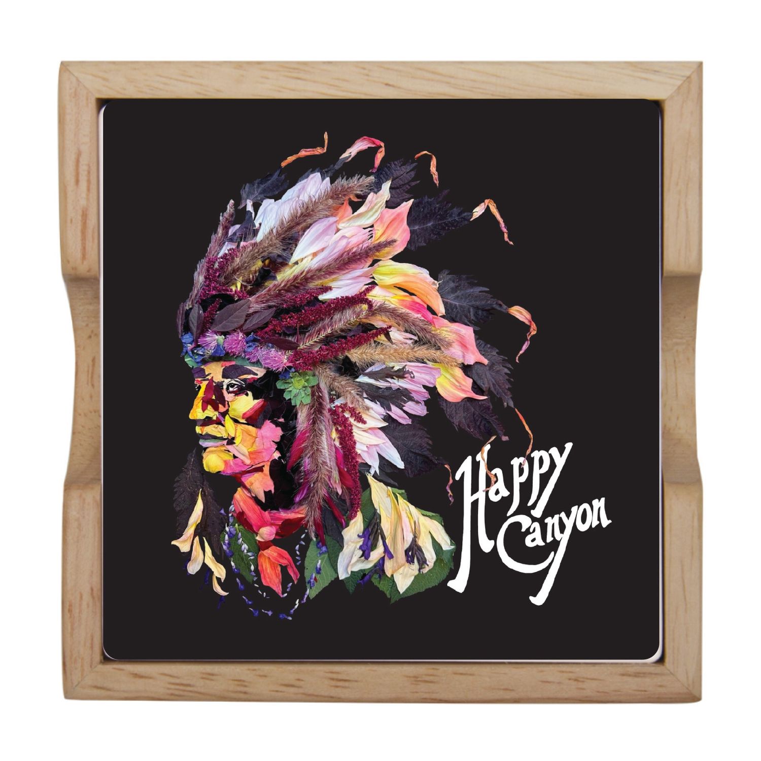 Happy Canyon Petal Art Coaster Set