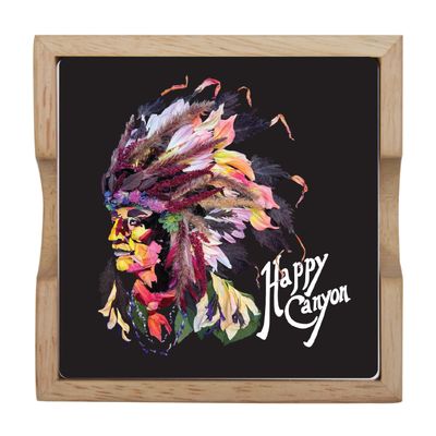 Happy Canyon Petal Art Coaster Set