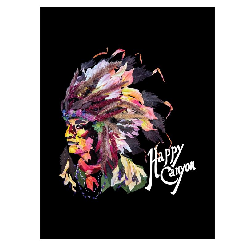 16x20 Happy Canyon Petal Art Poster