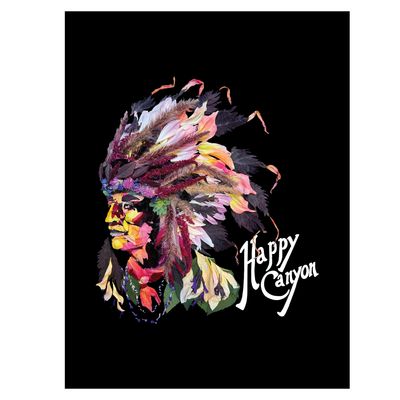 8x10 Happy Canyon Petal Art Poster