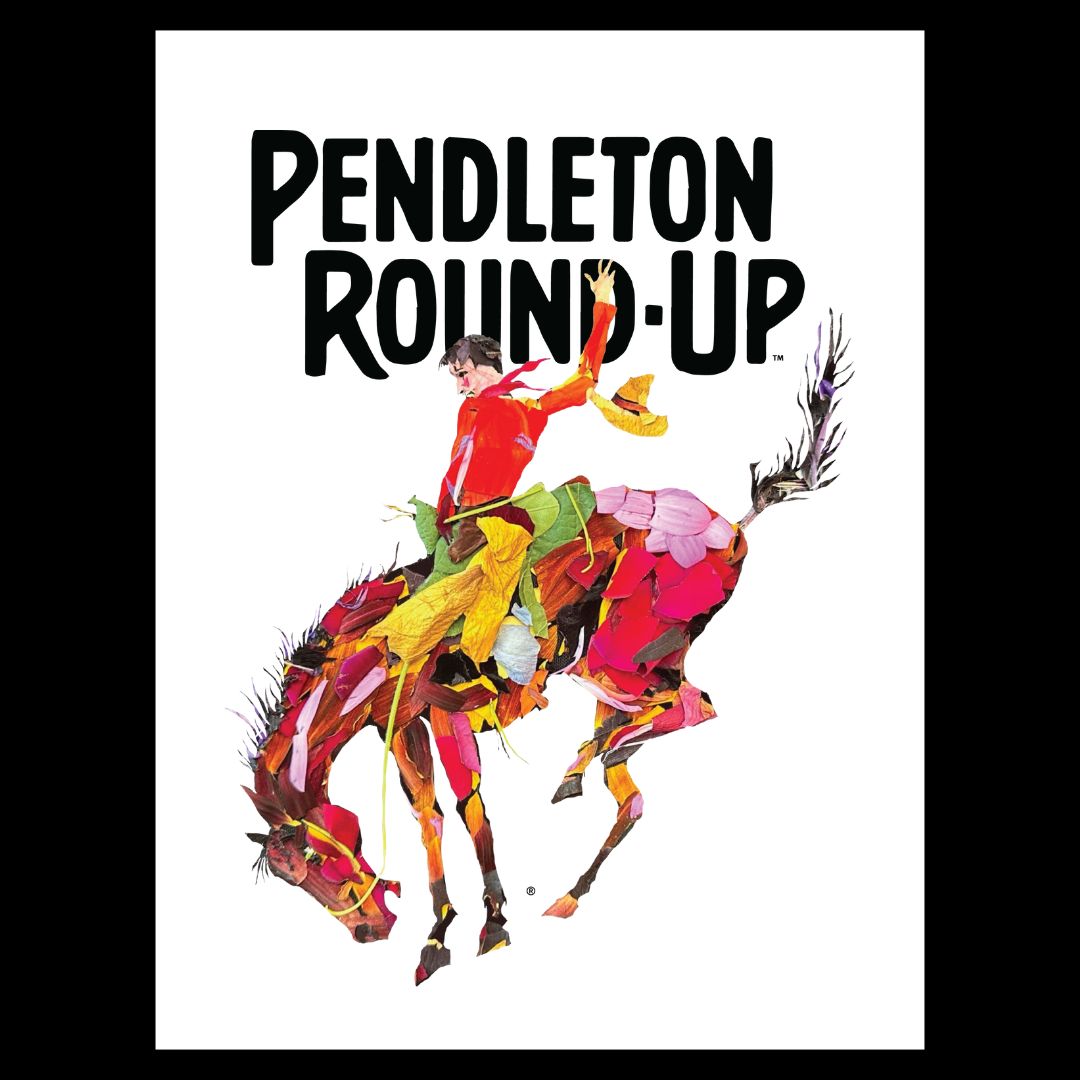 8x10 Pendleton Round-Up Petal Art Poster