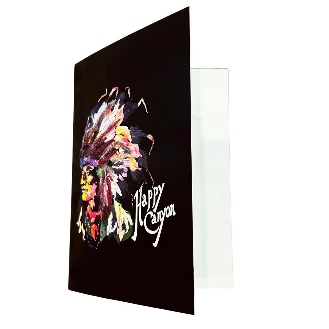 Happy Canyon Petal Art Greeting Card