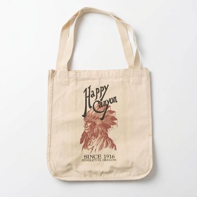 Happy Canyon Canvas Tote Bag
