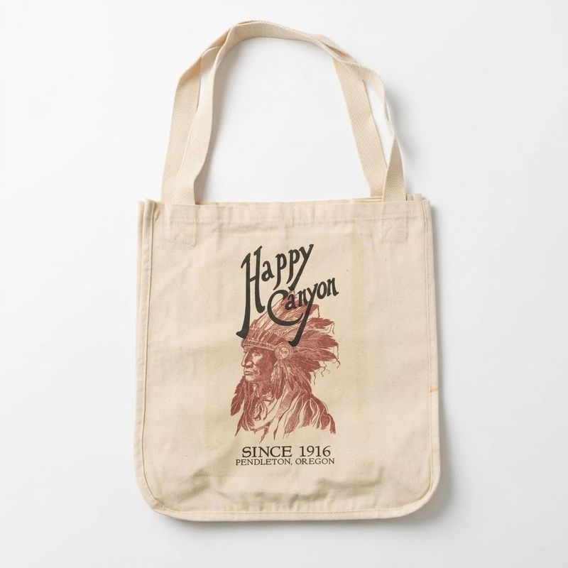 Happy Canyon Canvas Tote Bag