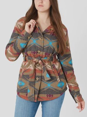Ladies Outback Pendleton Round-Up Valarie Belted Jacket
