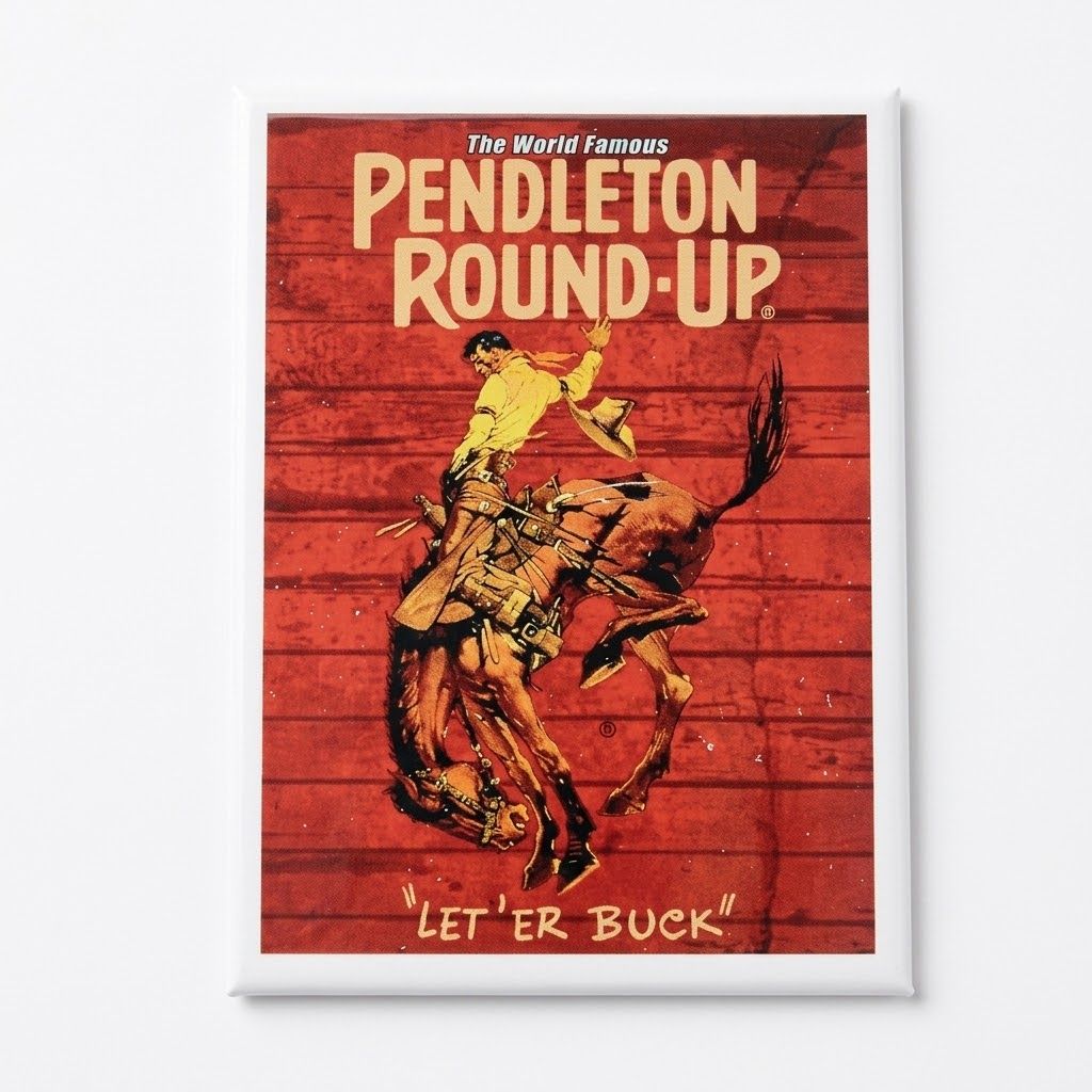 Pendleton Round-Up Barnwood Magnet