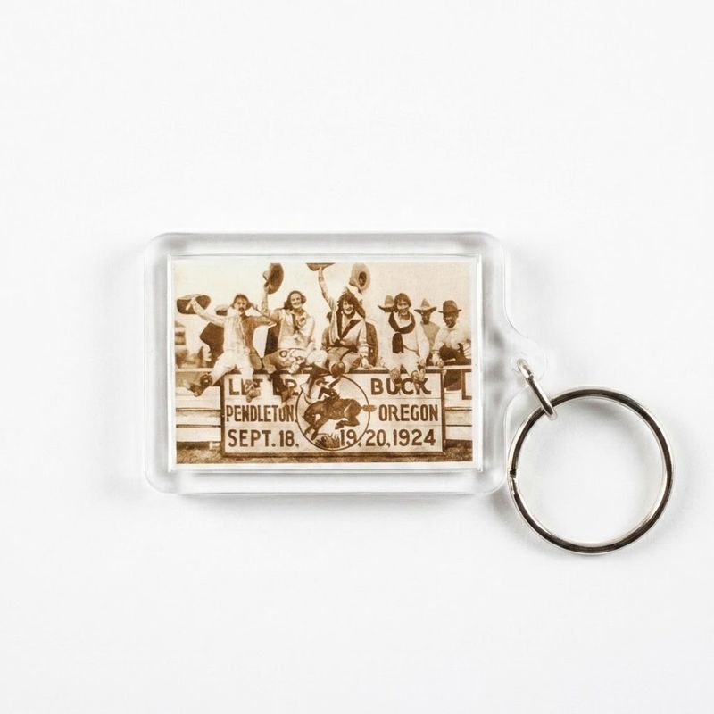 Pendleton Round-Up Four Cowgirl Keychain