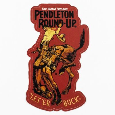 Pendleton Round-Up Sticker - Large
