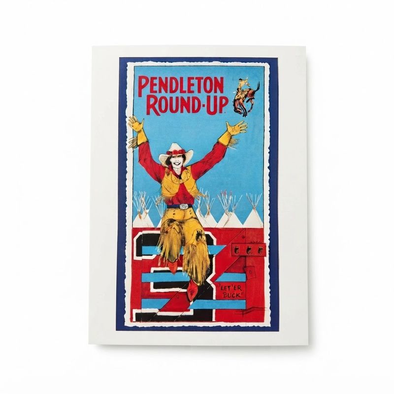 Single Pendleton Round-Up Donna Howell-Sickles Greeting Card