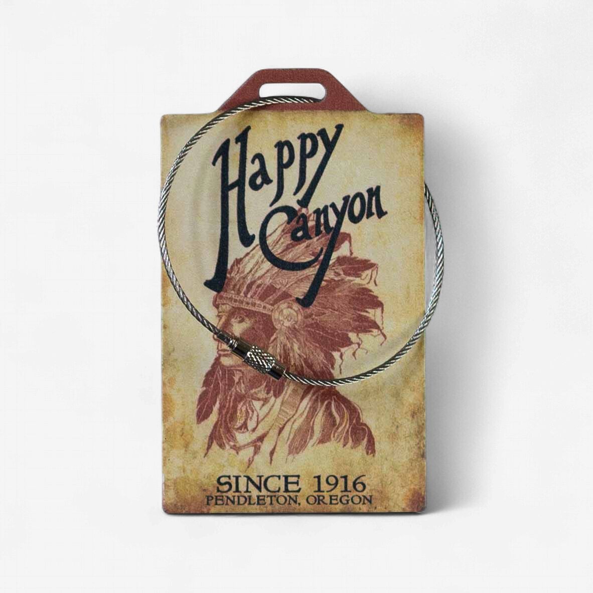 Happy Canyon Luggage Tag