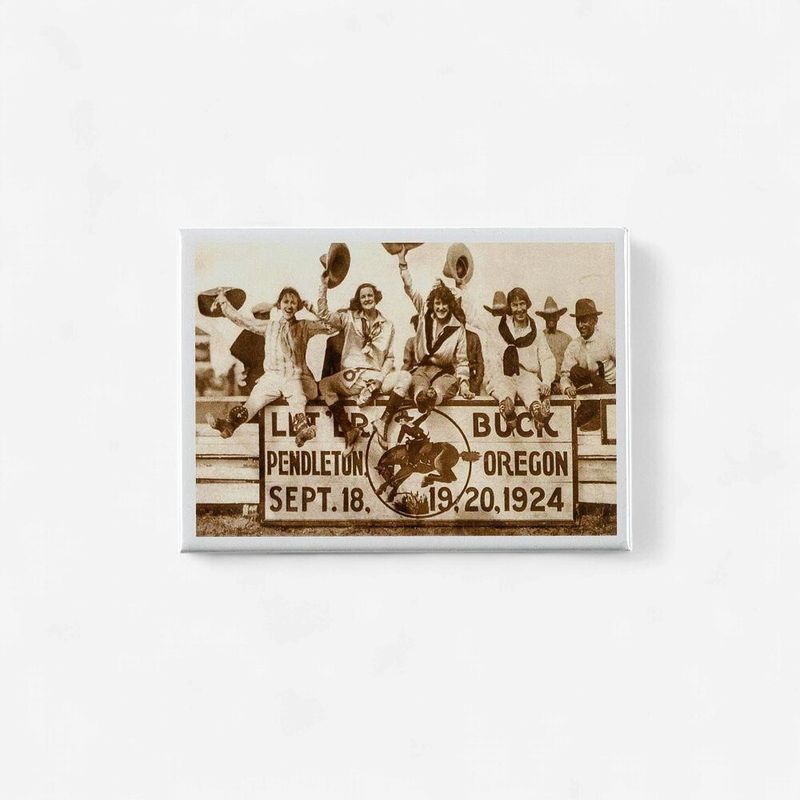 Pendleton Round-Up Four Cowgirl Magnet