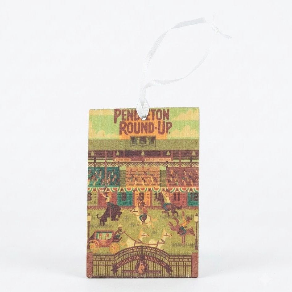 Pendleton Round-Up Wooden Geometric Ornament