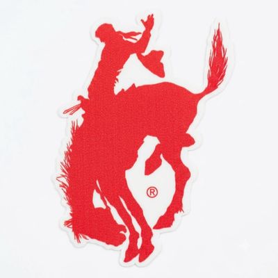 Red Pendleton Round-Up Die Cut Bucking Horse Sticker