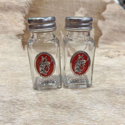 Pendleton Round-Up Pewter Salt &amp; Pepper Shaker Set