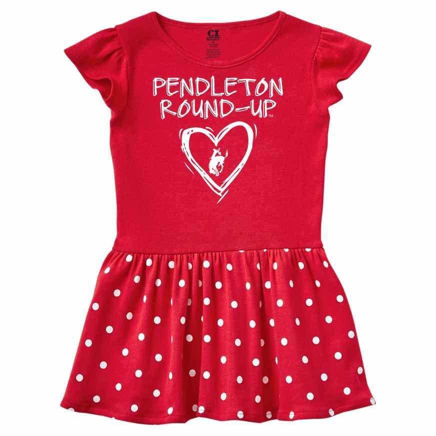 Infant Pendleton Round-Up Polka Dot Dress, size: 6M