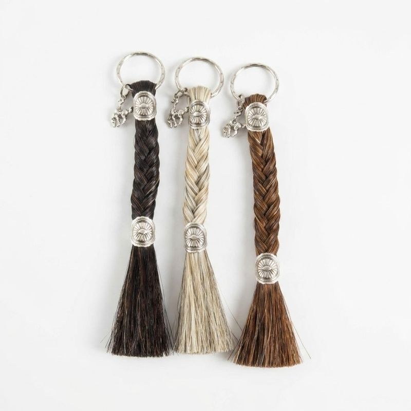 Pendleton Round-Up Braided Horse Hair Keychain