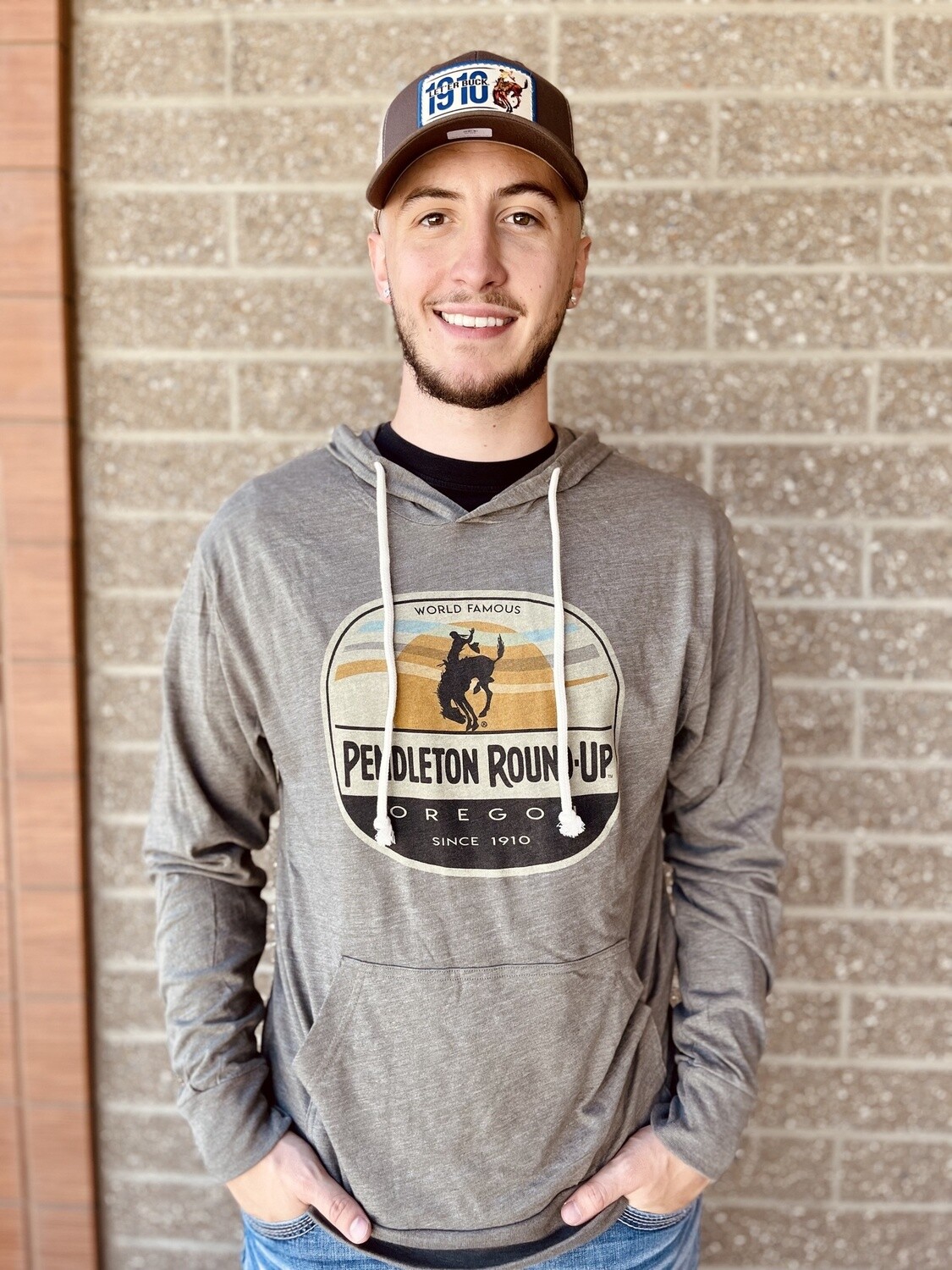 Men's Pendleton Round-Up Superfluity Long Sleeve Hooded Tee