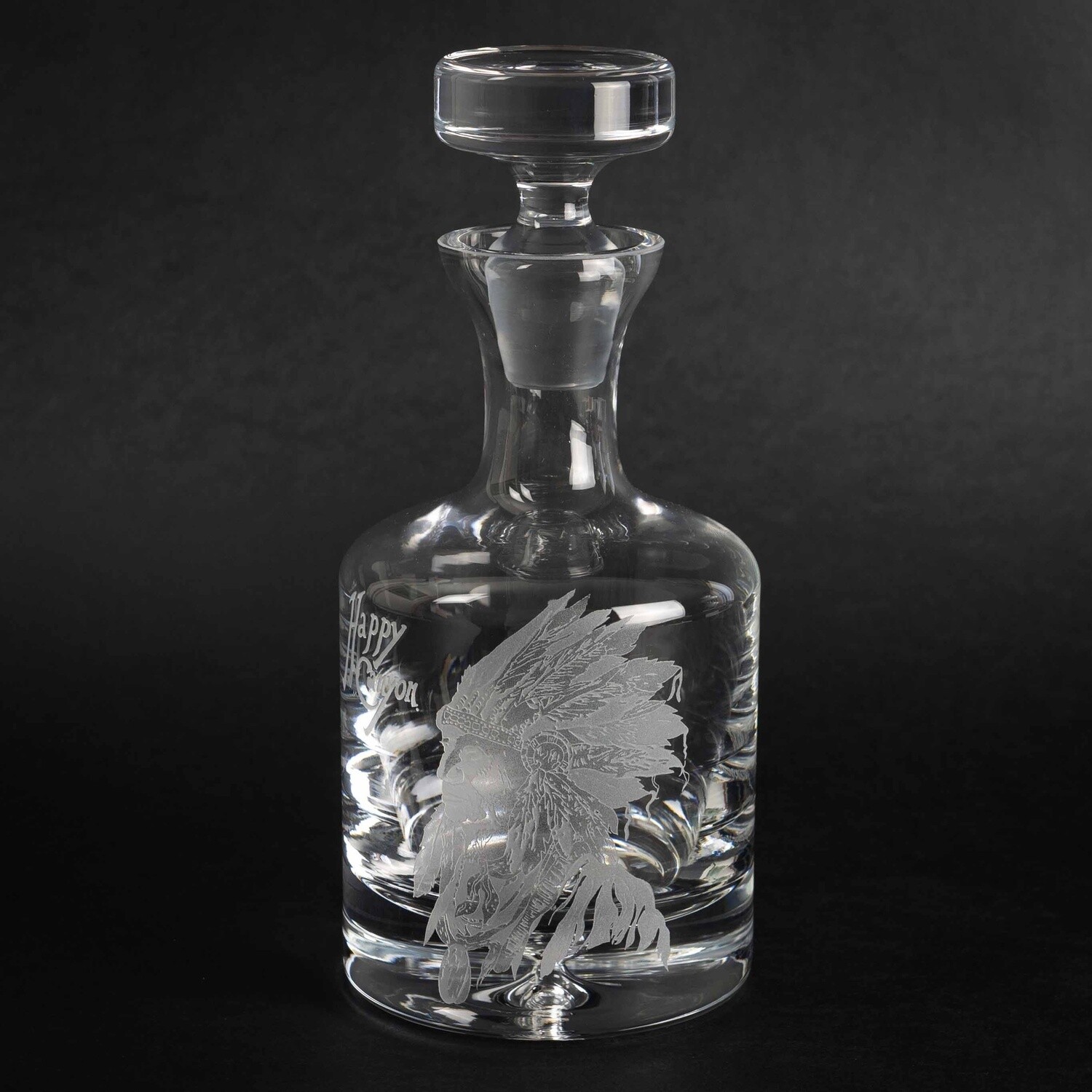 Happy Canyon Crystal Rocks Decanter
