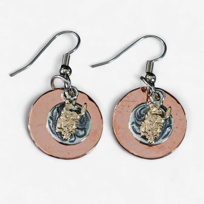 Pendleton Round-Up Vogt Layered Disc Earrings