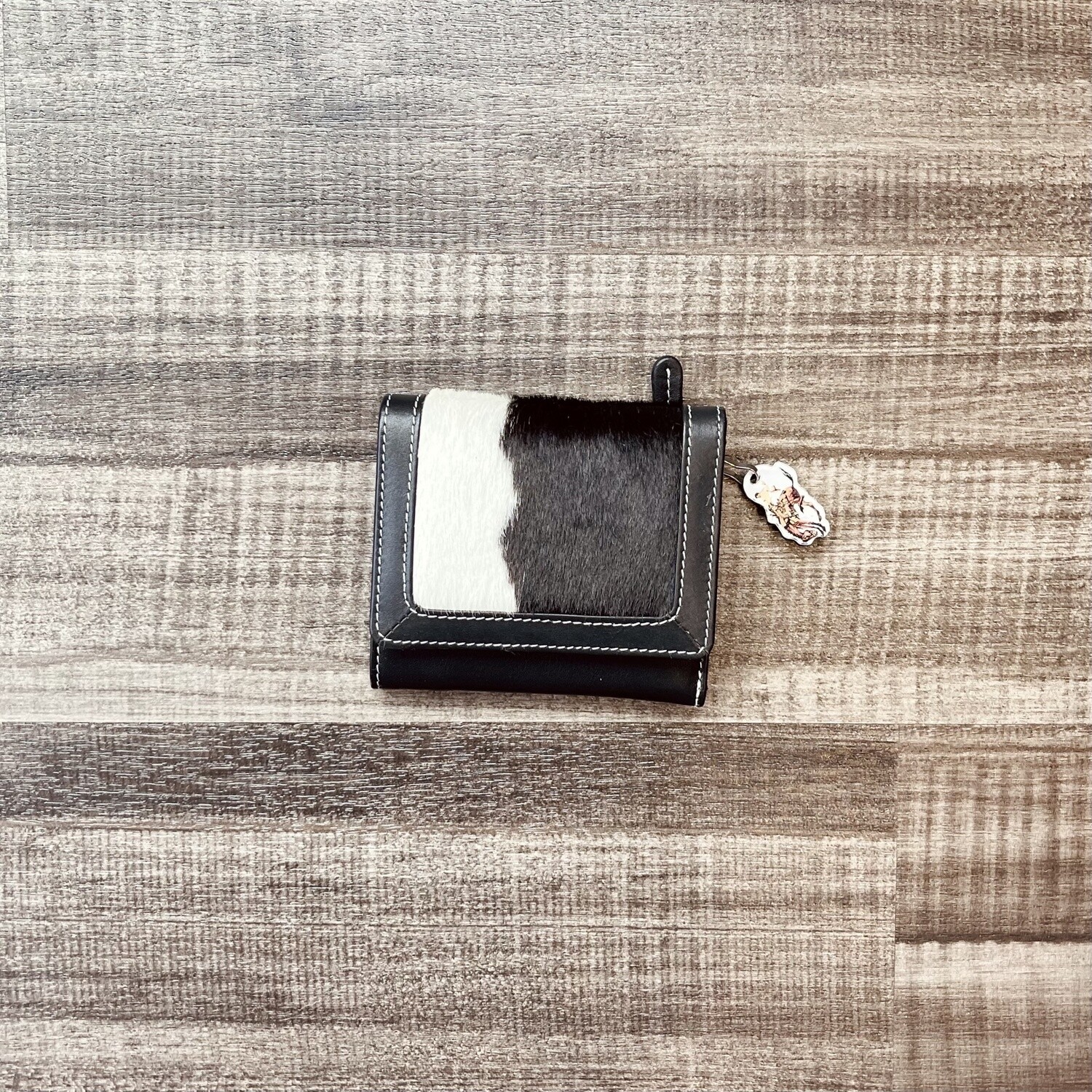 Pendleton Round-Up Hair On Trifold Wallet, Color: Black