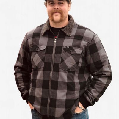 Men's Wrangler Pendleton Round-Up Sherpa Lined Shirt Jacket