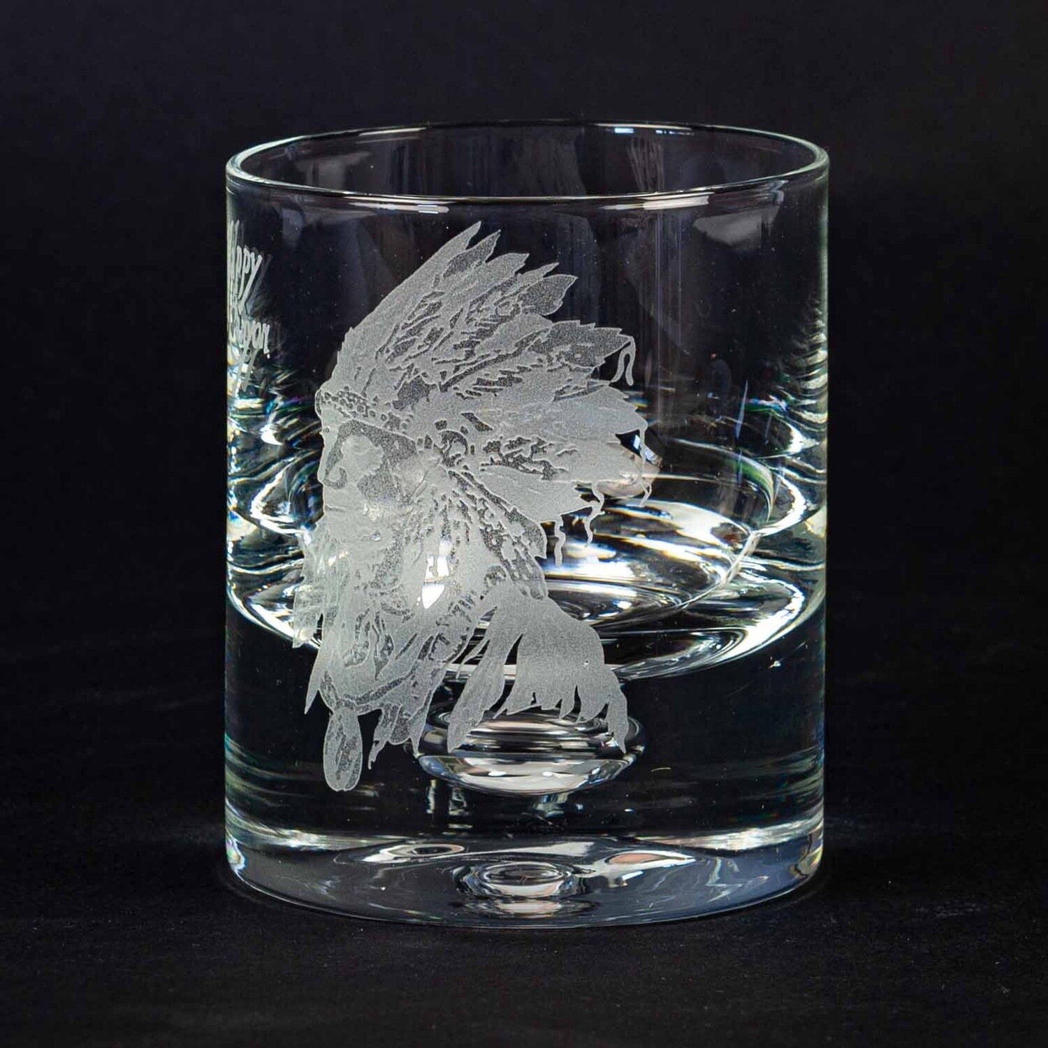 Happy Canyon Crystal Rocks Glass