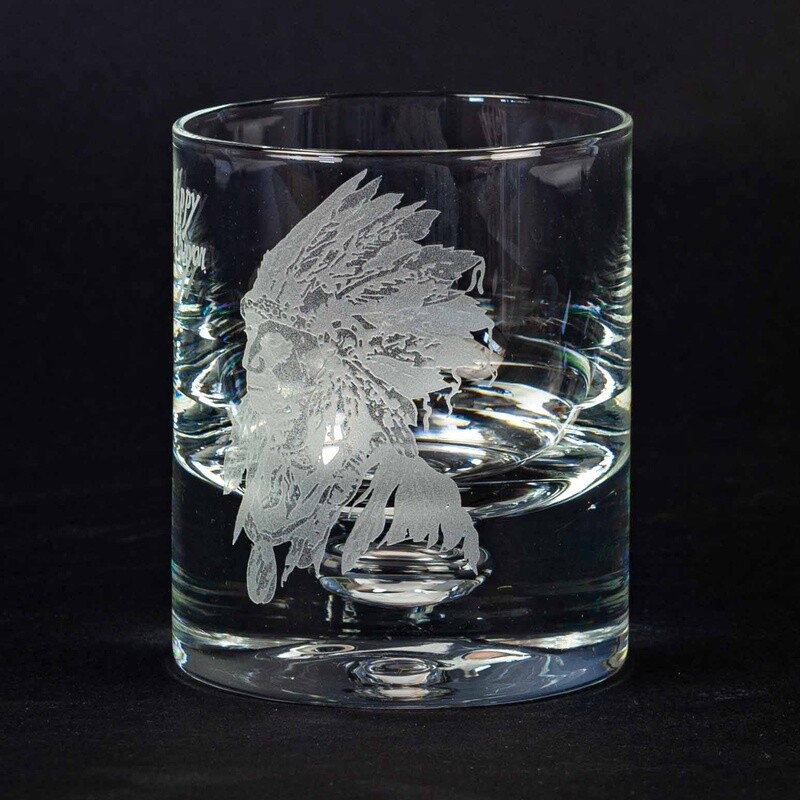 Happy Canyon Crystal Rocks Glass