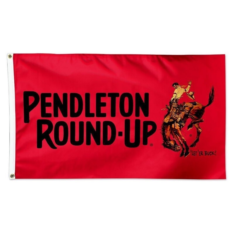 Pendleton Round-Up Double Sided Flag