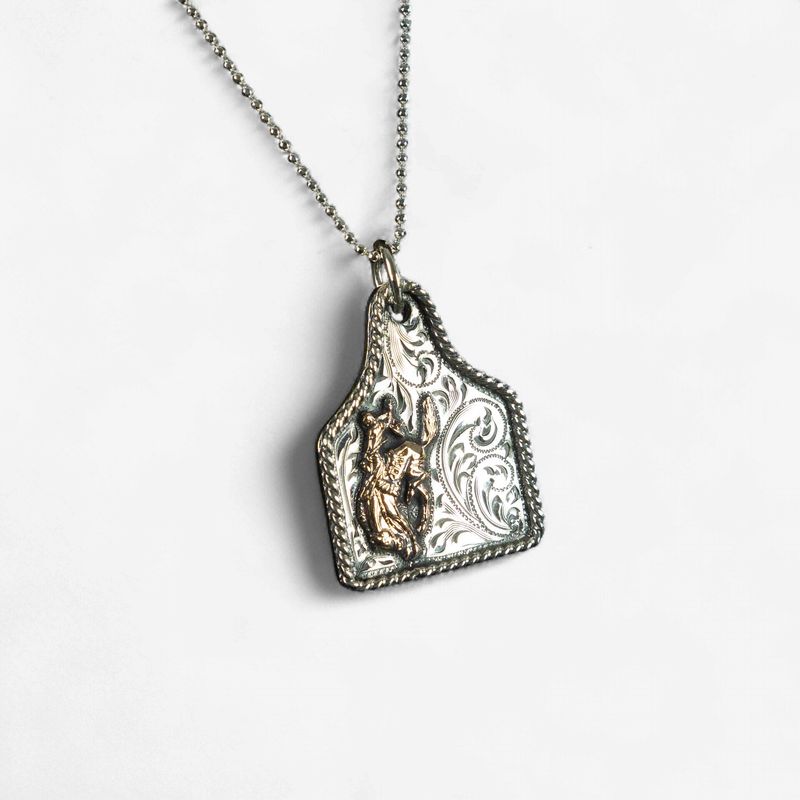 Pendleton Round-Up Vogt Ear Tag Necklace