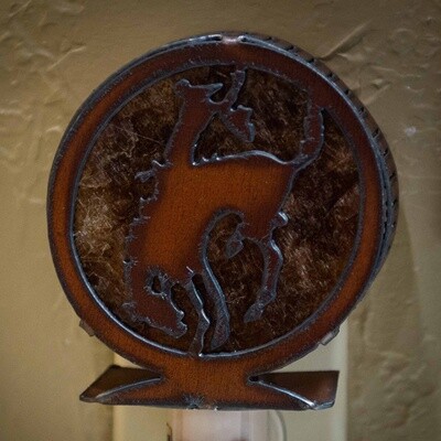 Pendleton Round-Up Metal Circle Night Light