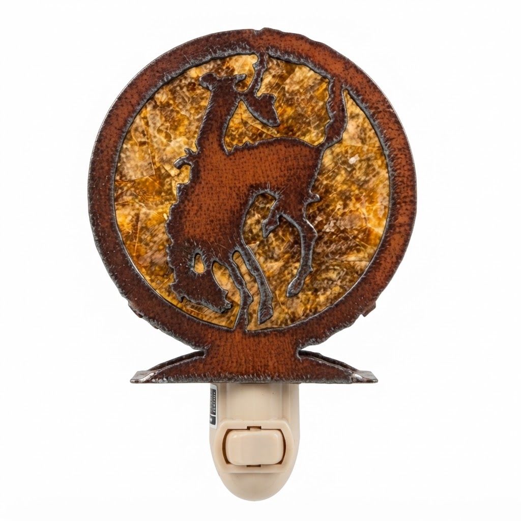 Pendleton Round-Up Metal Circle Night Light