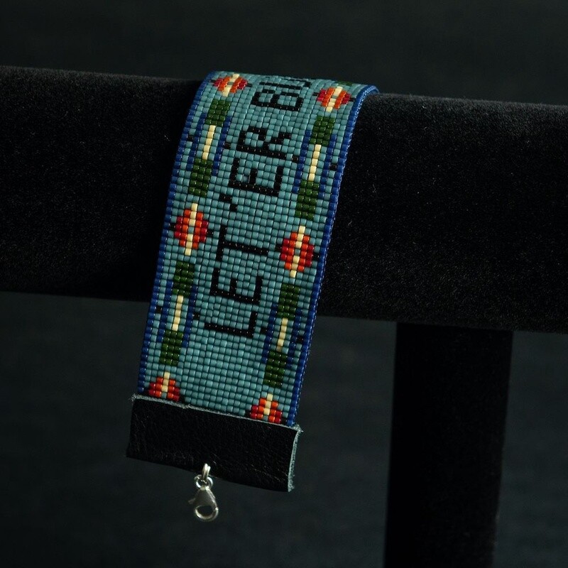 Pendleton Round-Up Blue &amp; Green Let ‘er Buck Bracelet