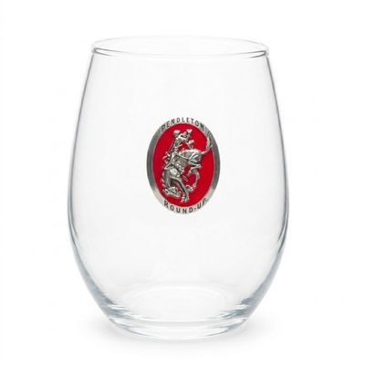 Pendleton Round-Up Pewter Stemless Wine Glass