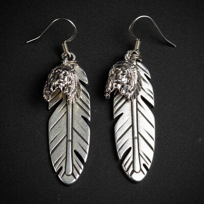 Happy Canyon Feather Earrings