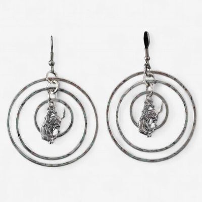 Pendleton Round-Up Vogt Compass Earrings