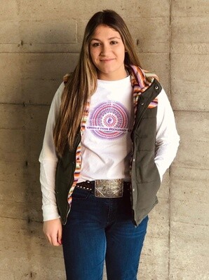 Ladies Hooey Pendleton Round-Up Canvas/Fleece Vest