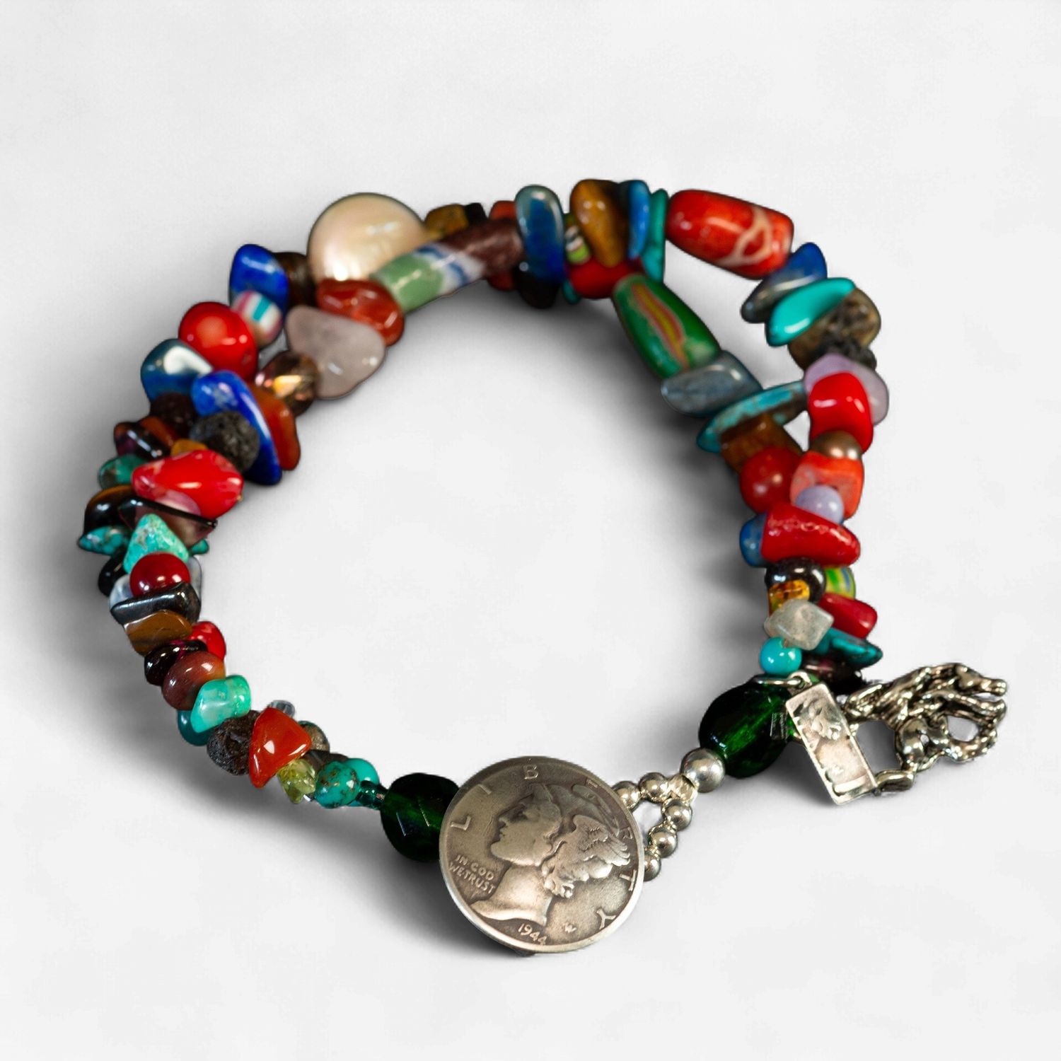 Pendleton Round-Up Two Strand Dime Bracelet