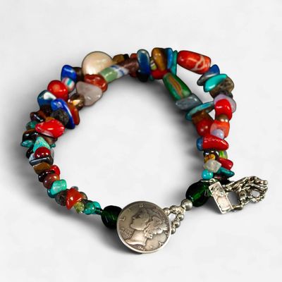 Pendleton Round-Up Two Strand Dime Bracelet