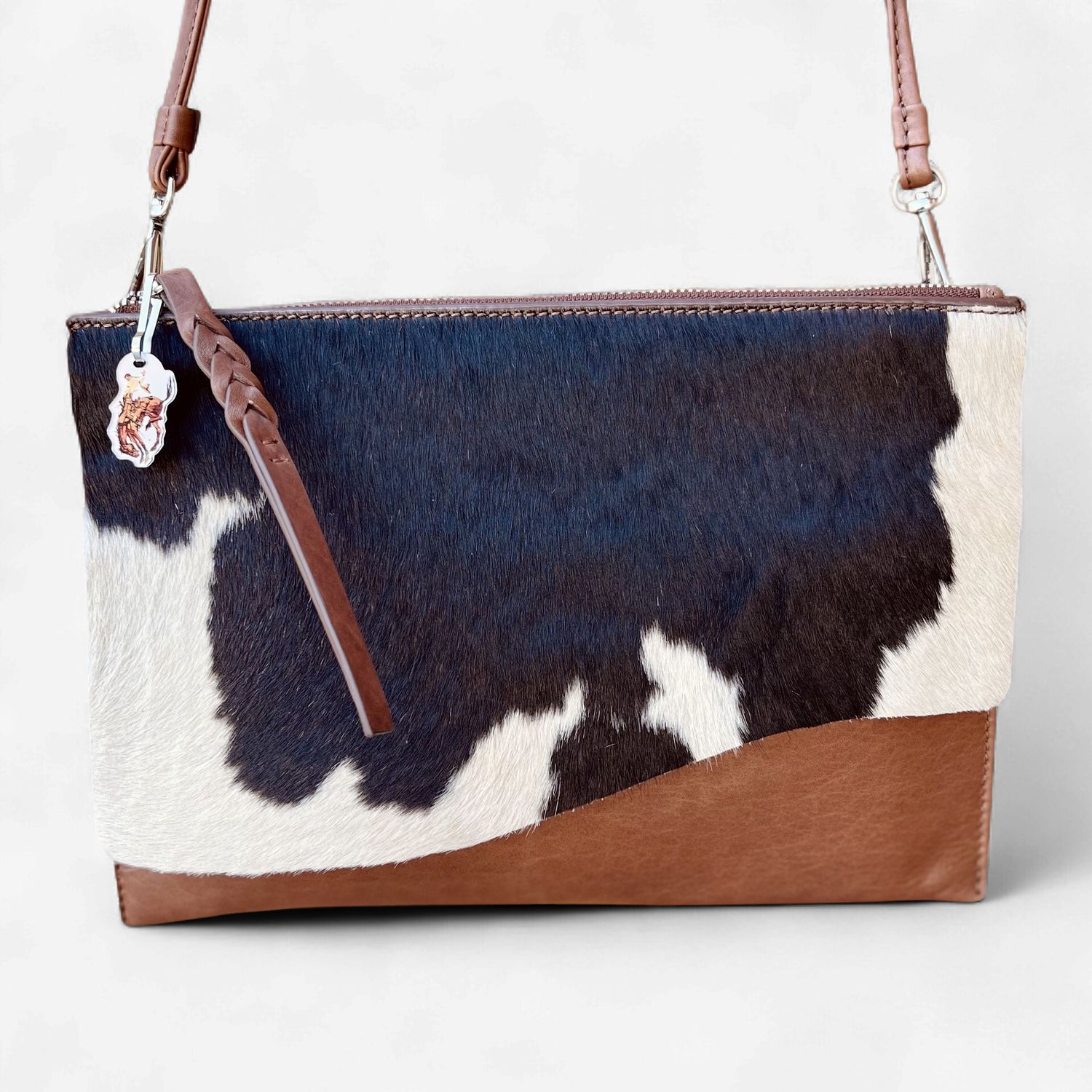 Pendleton Round-Up Brown Hair On Envelope Clutch
