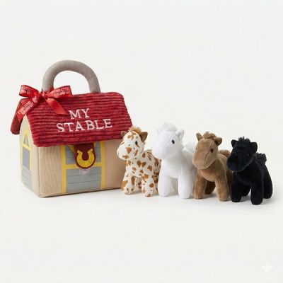 Pendleton Round-Up My Stable w/ Removable Horses