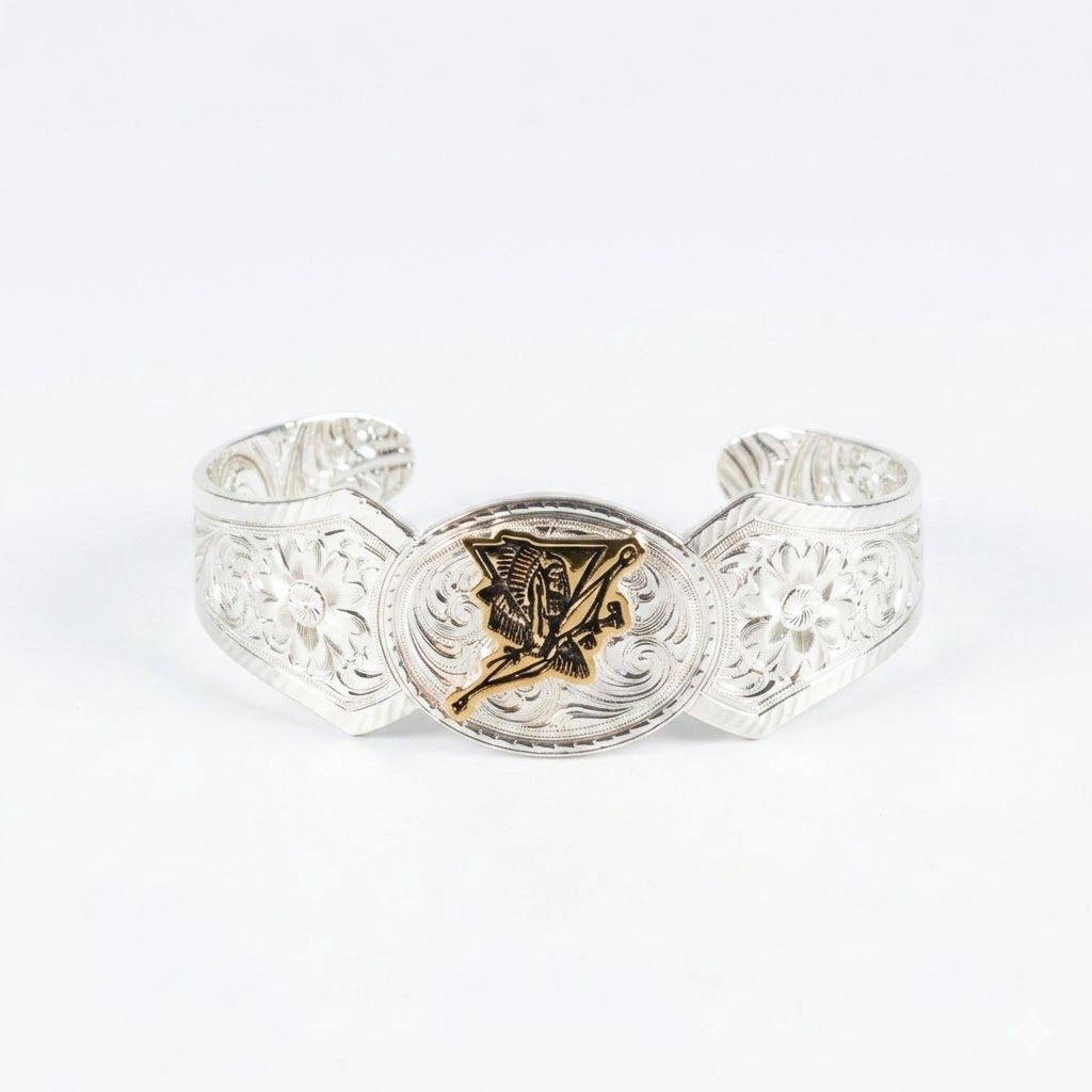 Happy Canyon Montana Silversmiths West Bound Small Cuff