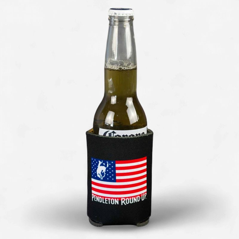 Pendleton Round-Up Flag Koozie