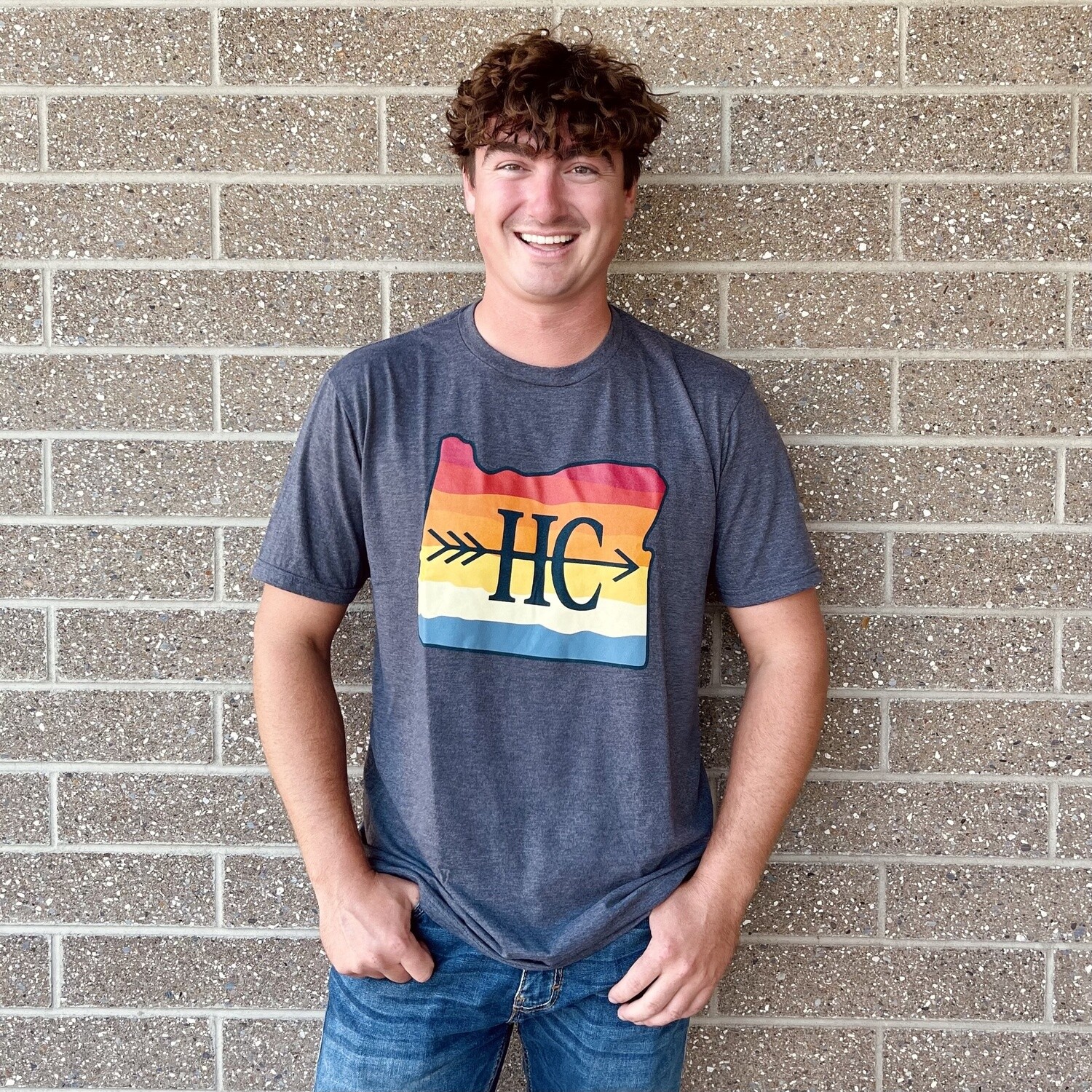 Men's Happy Canyon Oregon Sunset Tee