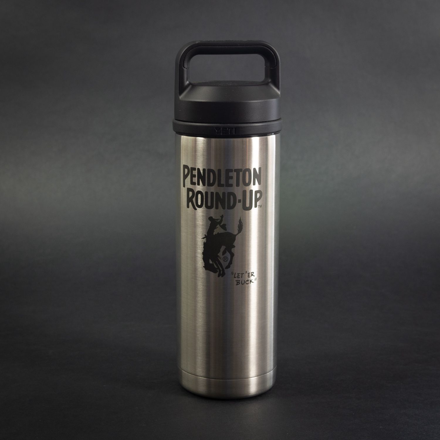 Pendleton Round-Up YETI 18oz Rambler w/ Chug Cap, Color: Stainless
