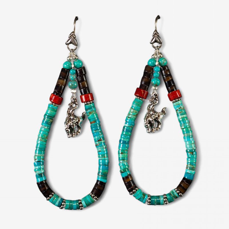 Pendleton Round-Up Shell Earrings