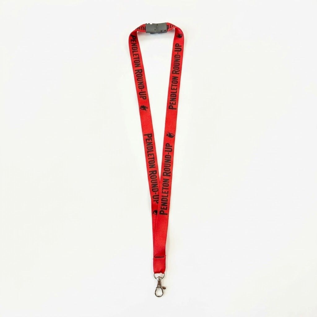 Red Pendleton Round-Up Lanyard