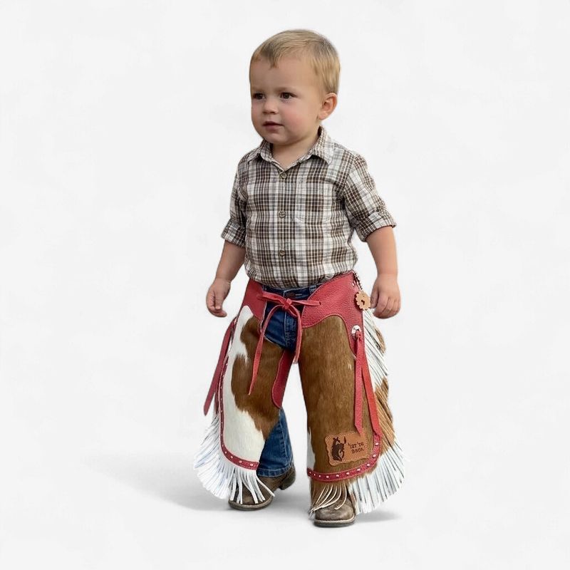 Kids Pendleton Round-Up Hair-On Leather Chinks