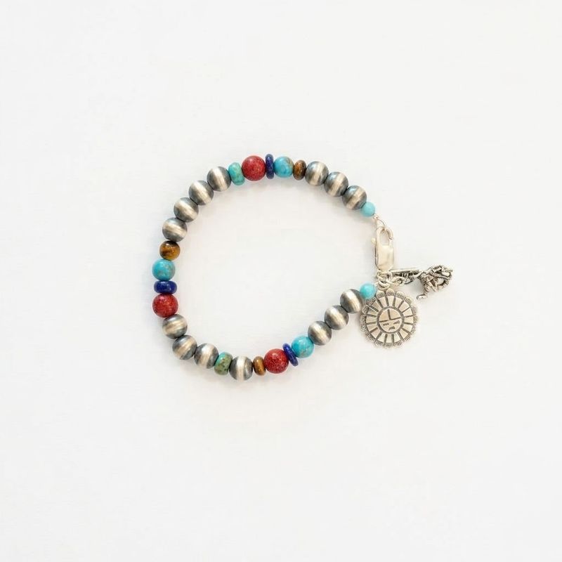 Pendleton Round-Up Navajo Pearl Concho Bracelet
